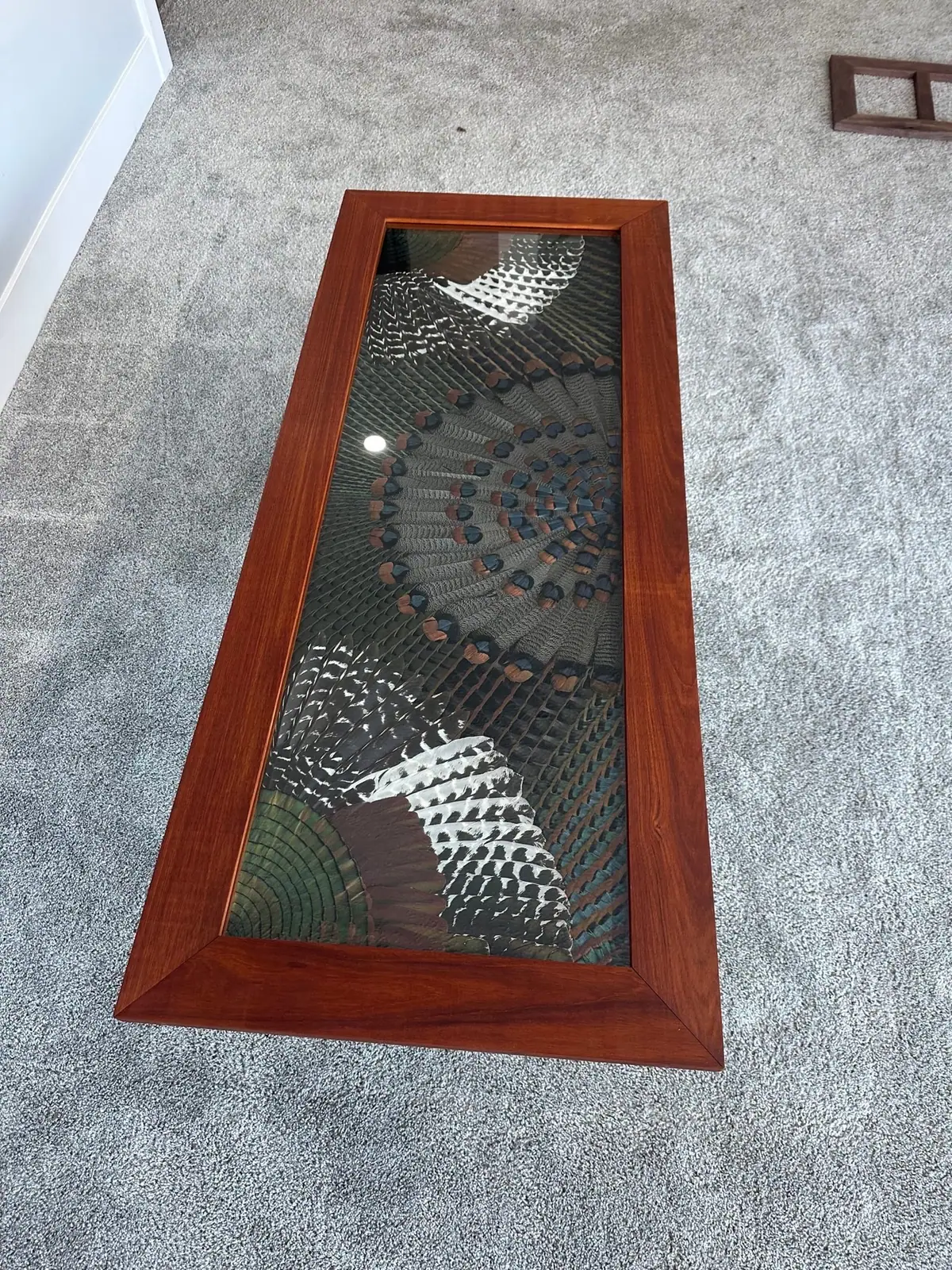 Custom Ocellated Turkey Table