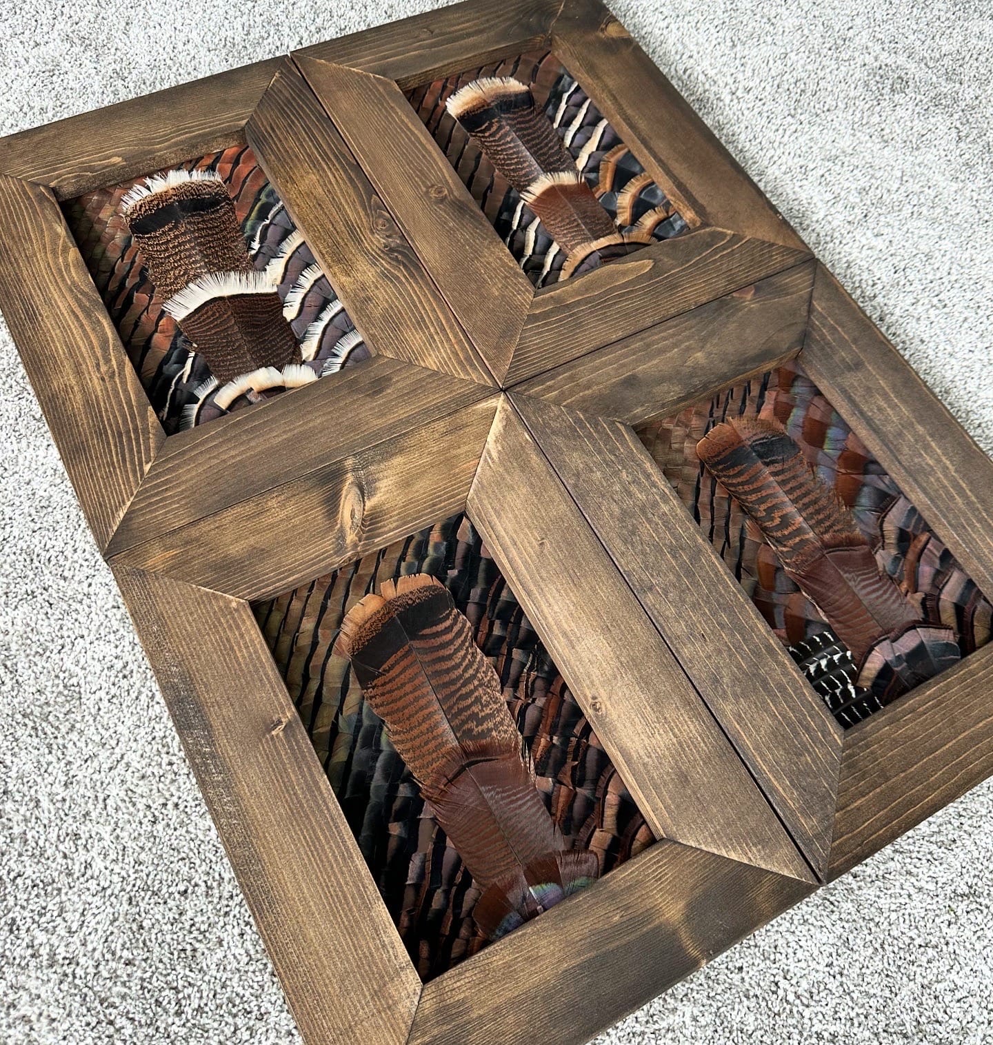 Custom Builds feather art piece — #1
