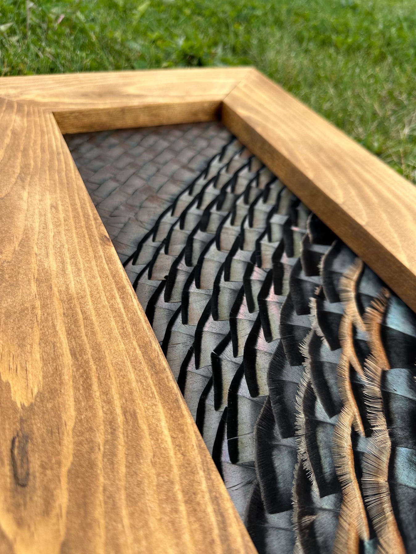 Custom Builds feather art piece — #17