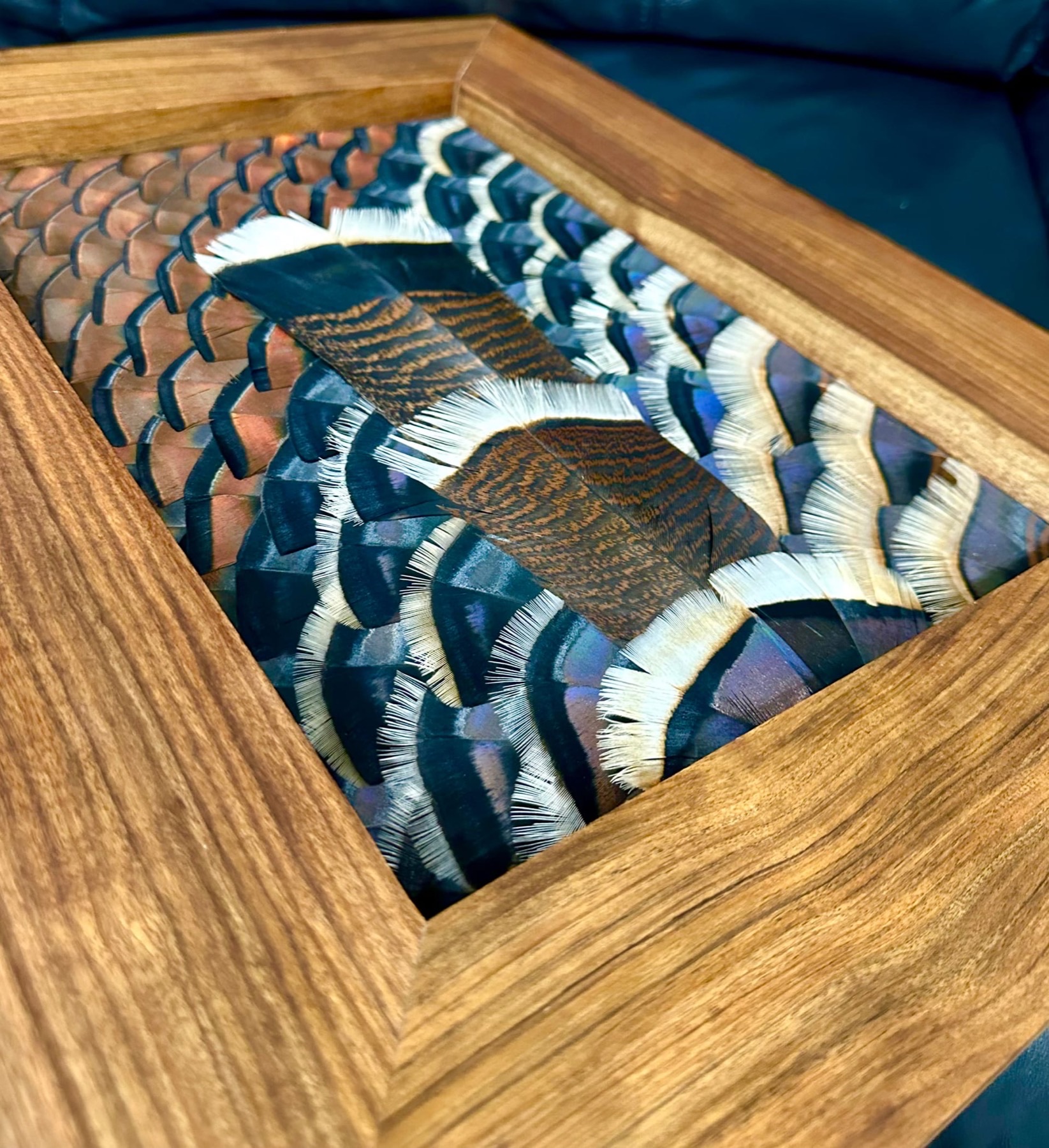 Custom Builds feather art piece — #21