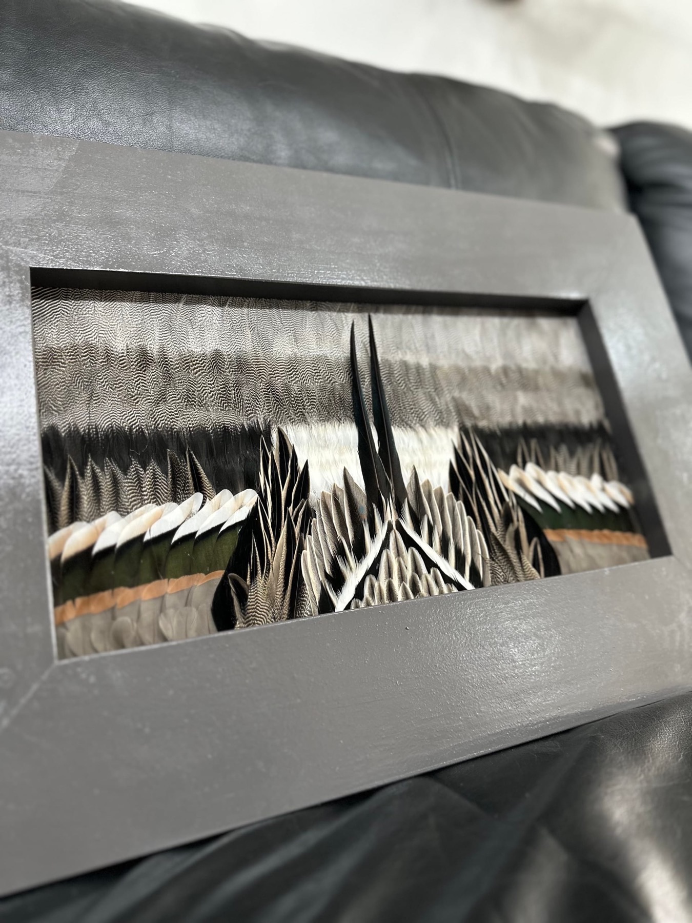 Ducks feather art piece — #12