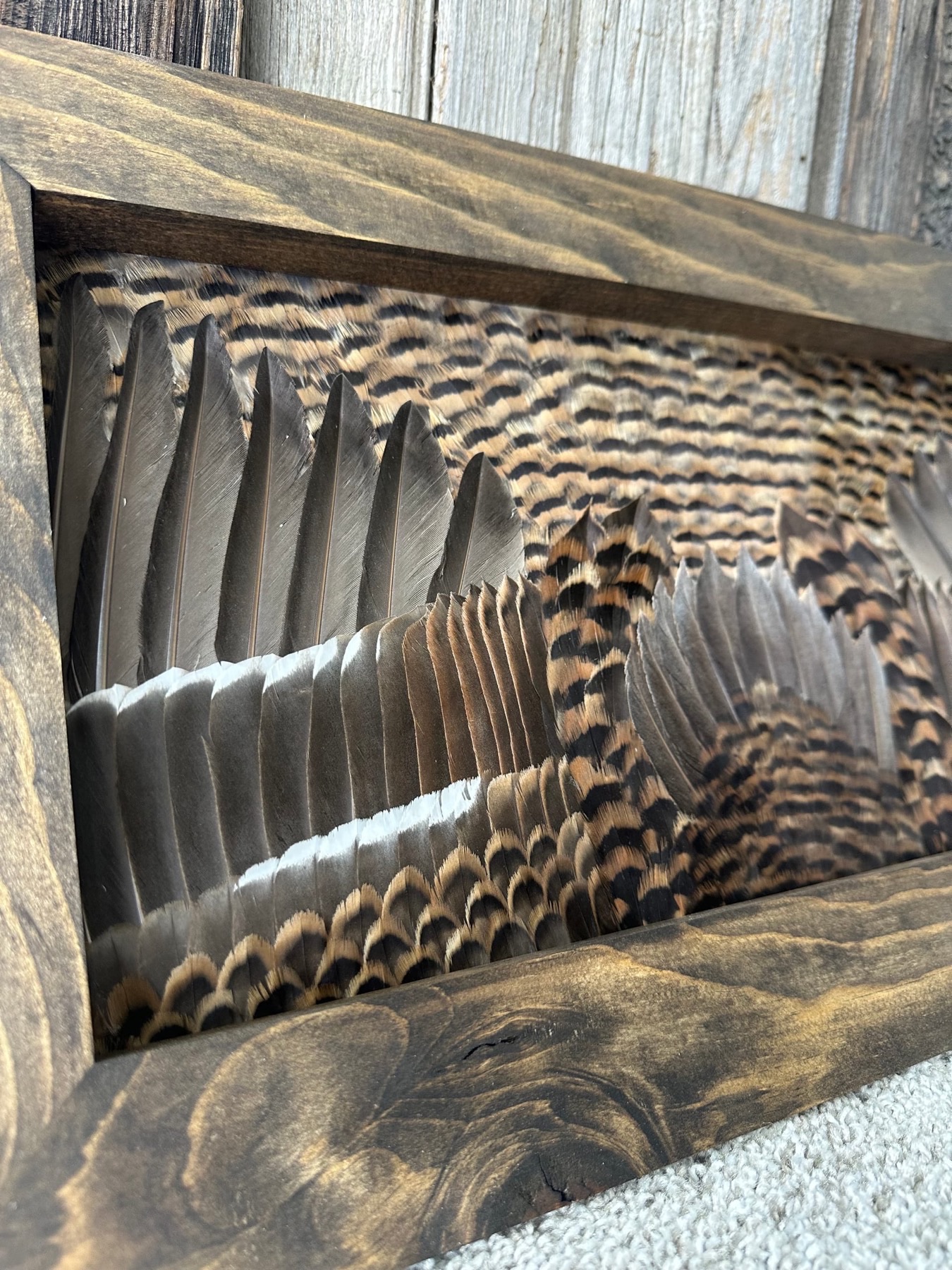 Ducks feather art piece — #17