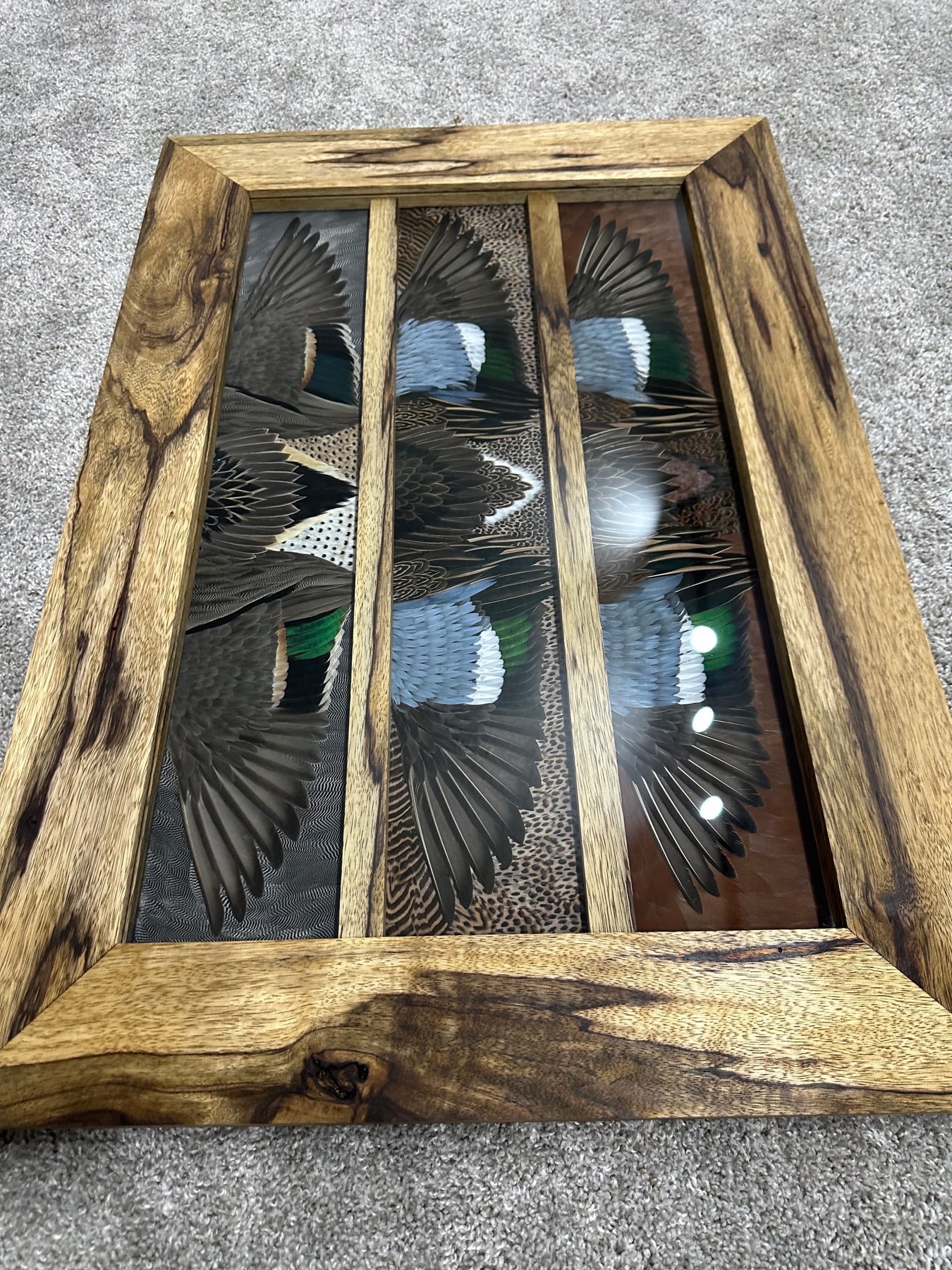 Ducks feather art piece — #18