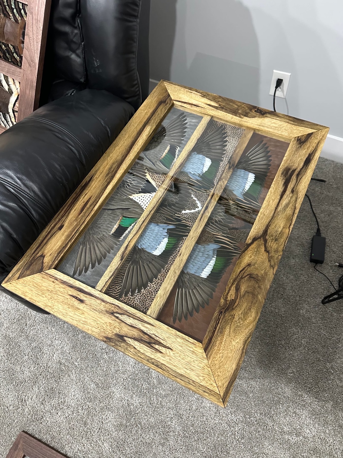 Ducks feather art piece — #19