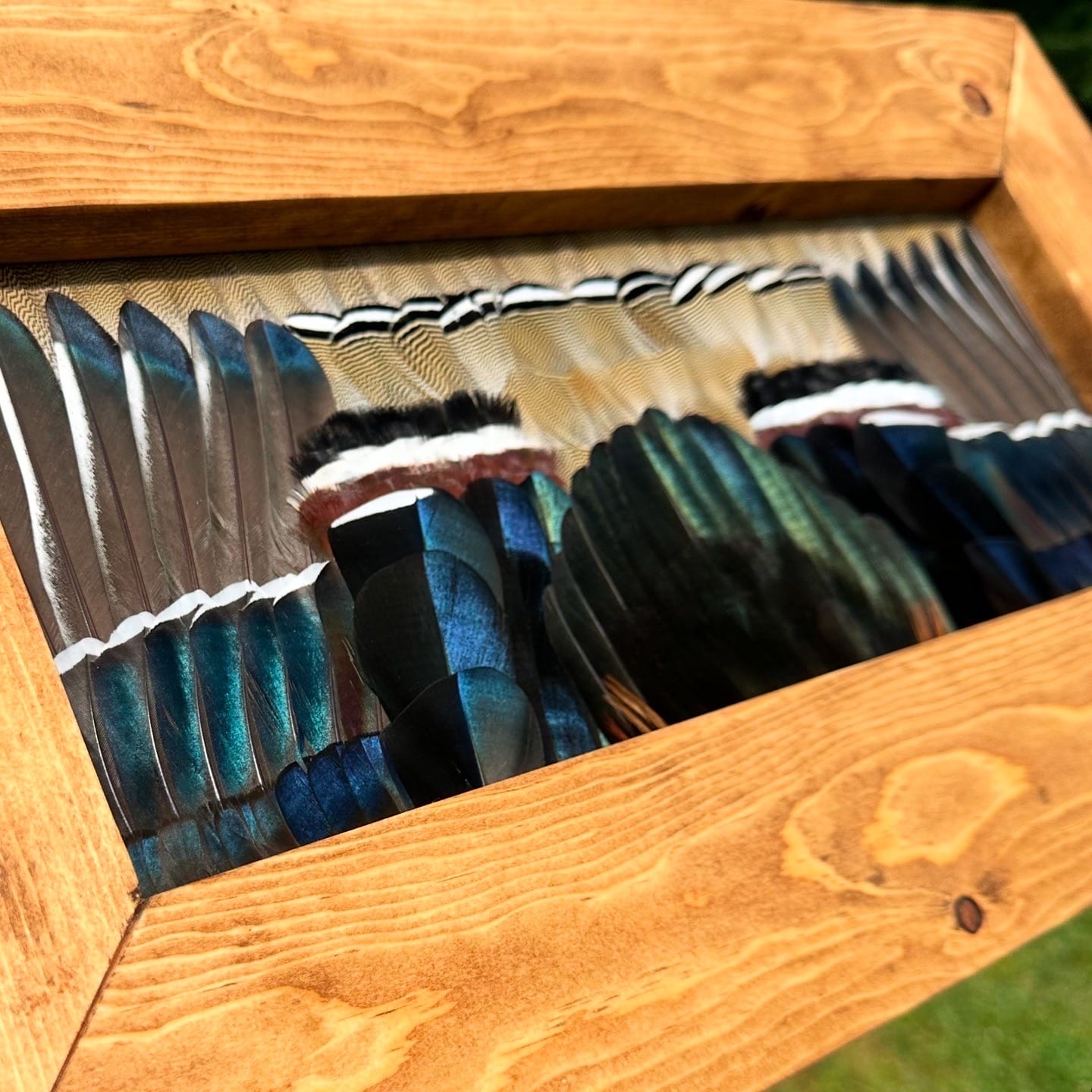 Ducks feather art piece — #4