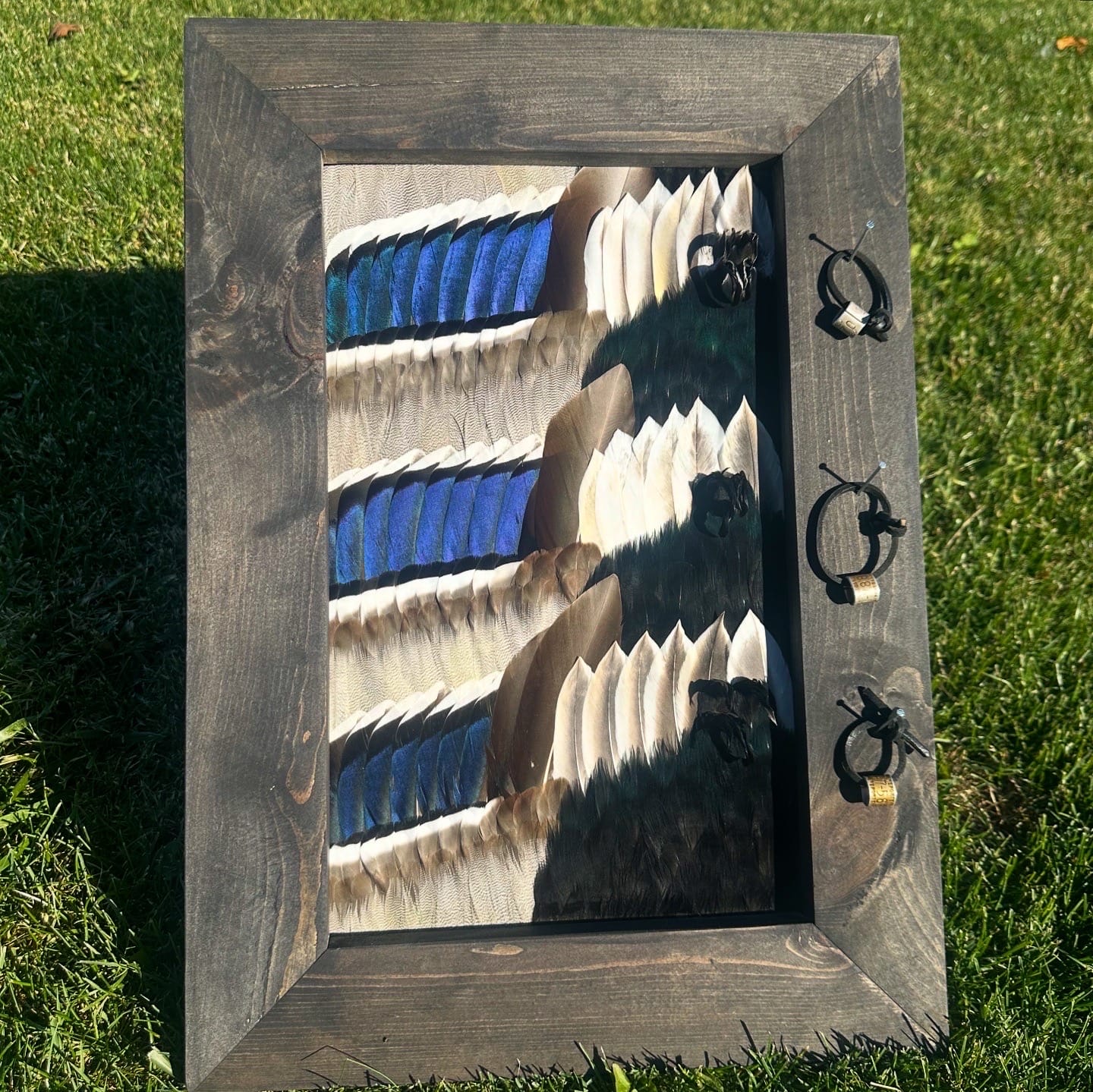 Ducks feather art piece — #5