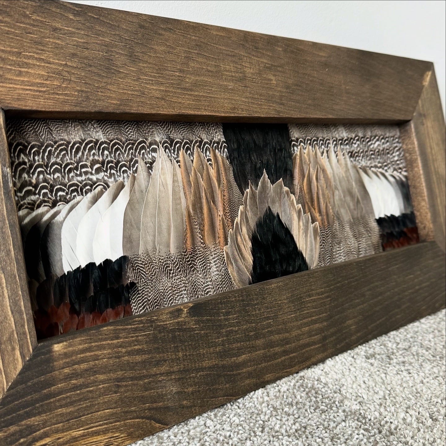 Ducks feather art piece — #6