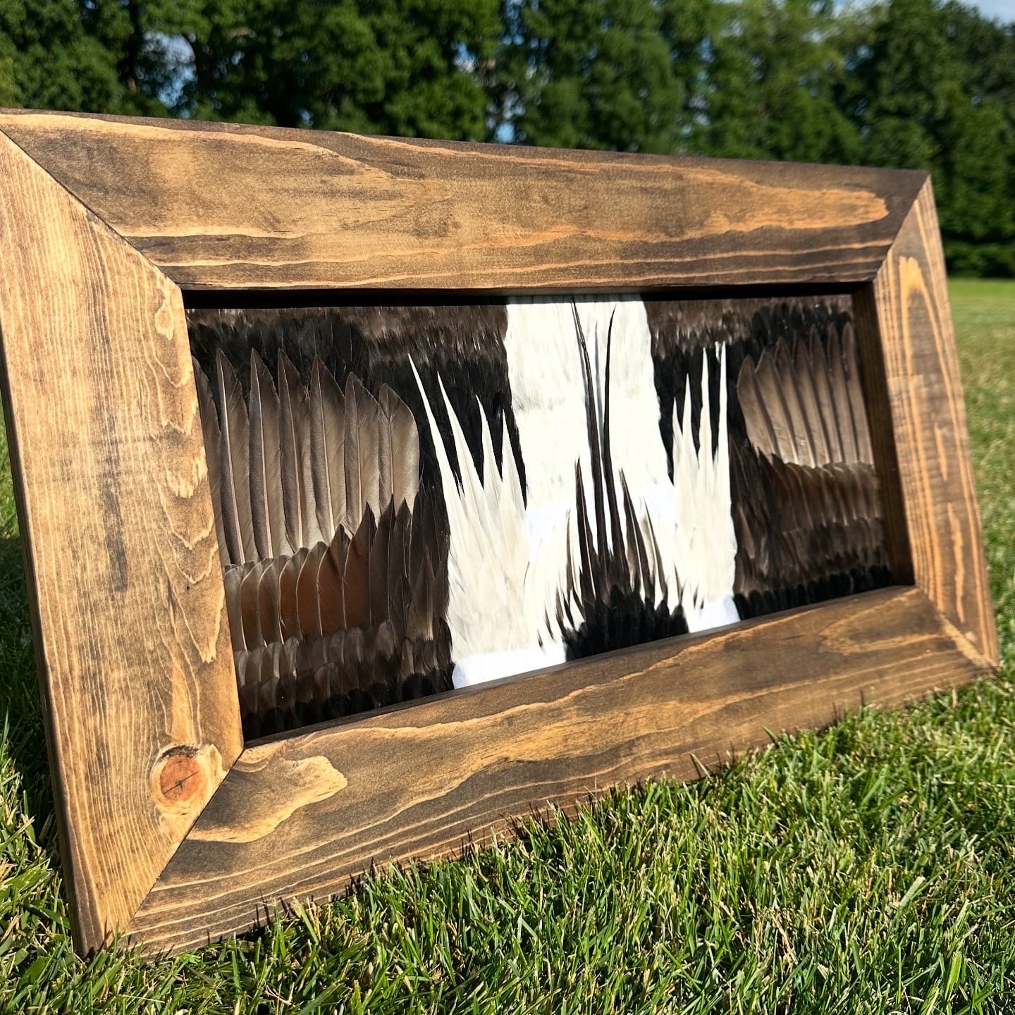 Ducks feather art piece — #8