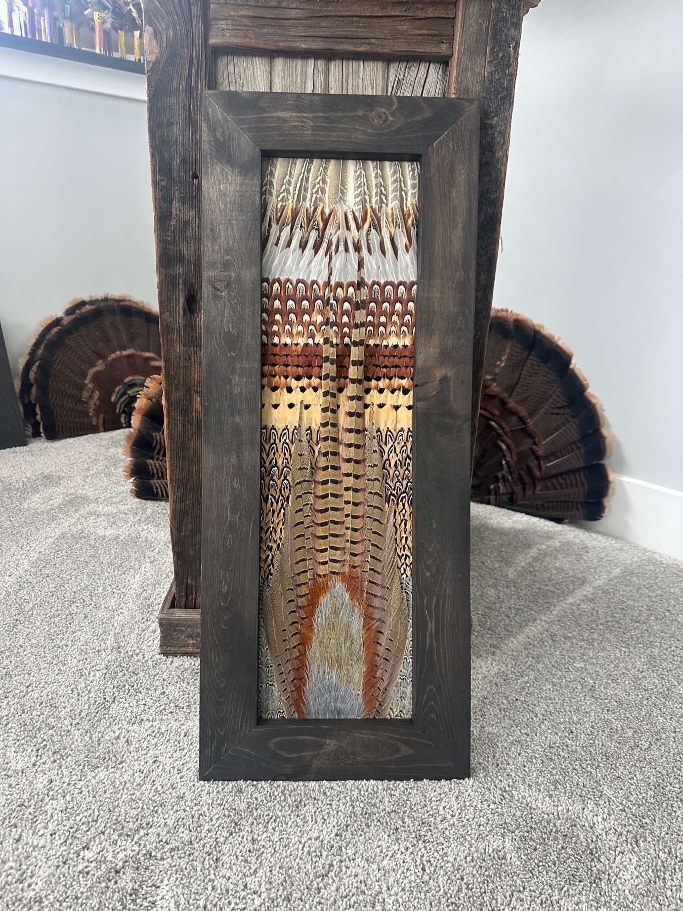 Pheasants feather art piece — #9
